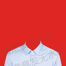 男士证件照衬衫