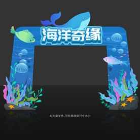 海洋门头