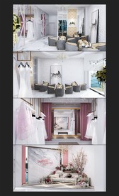 婚纱店一楼门面装修效果