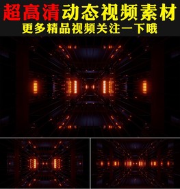 炫酷霓虹灯光走秀LED视频