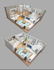 LOFT公寓装修效果图