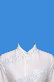 证件照白衬衫