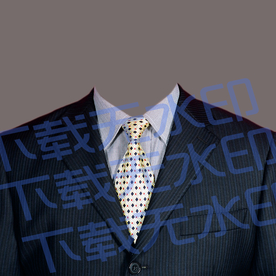 西装证件照模板