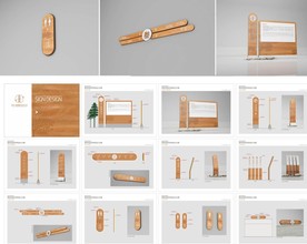 导视指引牌cdr c4d
