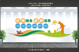 食堂餐厅文化墙