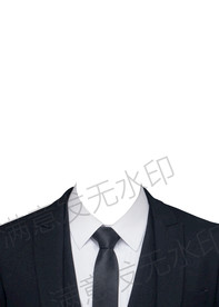 男士证件照西装