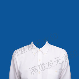 证件照白色衬衫