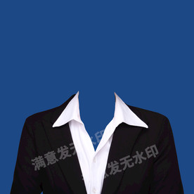 半身证件照西装