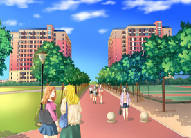 手绘走进重点大学、中国中山大学