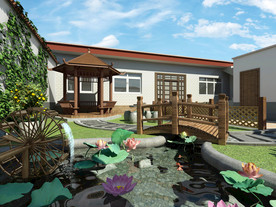 庭院花园效果图