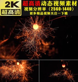 火柴火焰火花四溅舞台背景视频