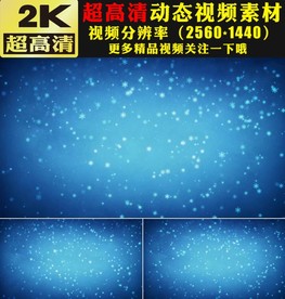 唯美雪花粒子飘落动态视频素材