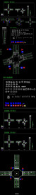 停车场图例和路口标志CAD