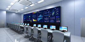 监控室大屏幕