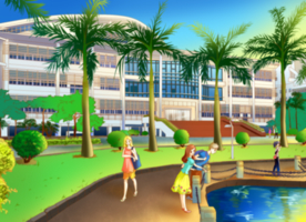 回忆名牌大学生活青春美好素材