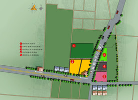 农业规划鸟瞰图