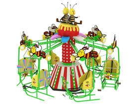 欢乐旋转小蜜蜂骑单车