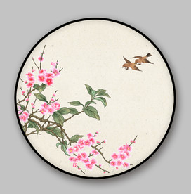 工笔花鸟装饰画