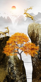 轻奢鹿轻奢玄关