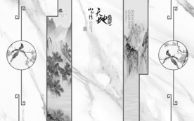 天地大气装饰画 TIF分层