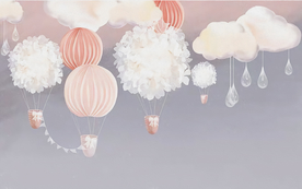 梦幻电视墙气球