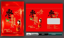 枣夹核桃(展开图)