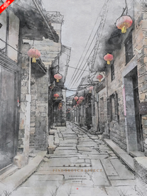 古镇 巷子