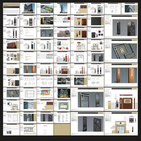 欧式地产导视施工