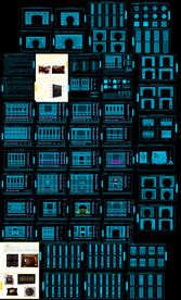 墙板背景墙屏风cad