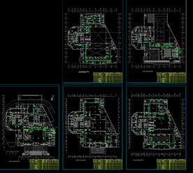 酒店弱电综合布线平面图