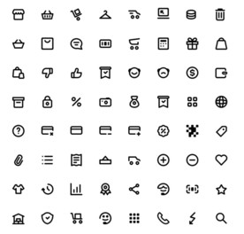 电商购物网站app图标icon