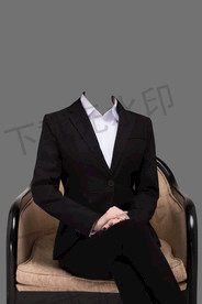 女性西装模板半身