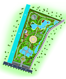 湿地公园景观效果图