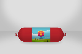 火腿肠包装样机