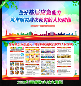 防灾减灾   防灾减灾展板