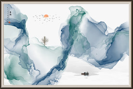 水墨画软膜天花