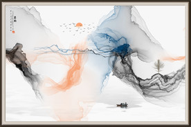 水墨画软膜天花