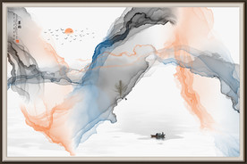 水墨画软膜天花