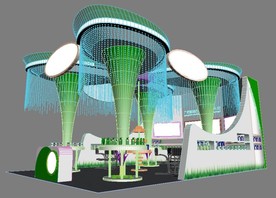 展台 3d展览设计
