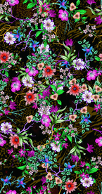 大牌 手绘花  豹纹 中老年