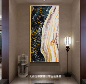 大理石飞鸟玄关