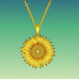 向日葵吊坠