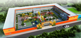 养老院院子绿化设计案例效果图