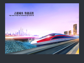 高铁广告