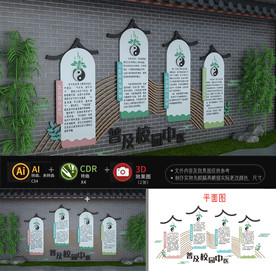 校园中医文化墙