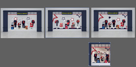 五角星 可爱 橱窗 星星