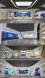 城市展厅3DMAX模型 效果图