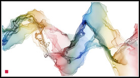 抽象意境水墨画