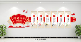 师德师风校园文化墙