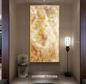 大理石飞鸟玄关